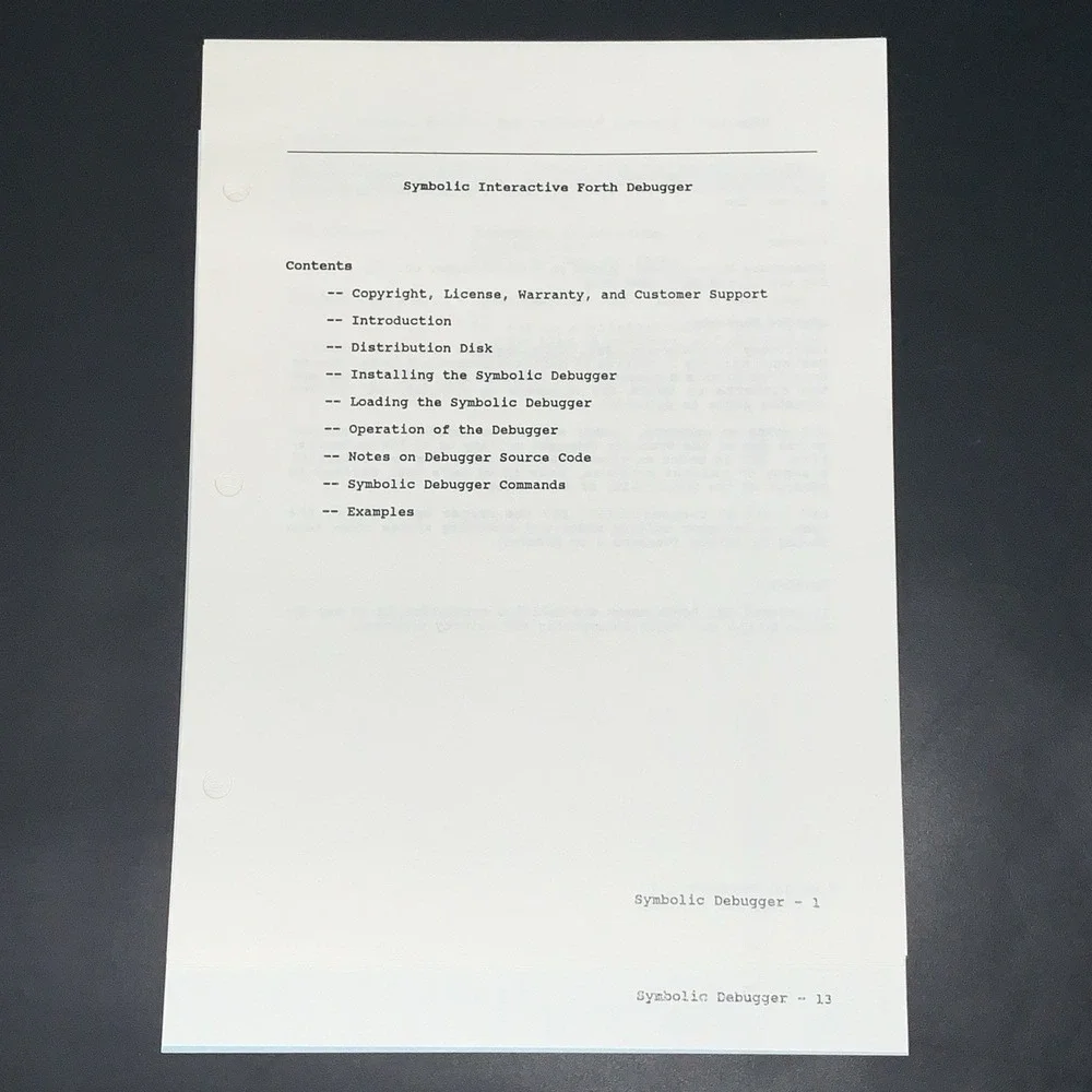 Vtg 1984 LMI IBM PC/Forth v3.1 OS Forth Dimensions Magazines, Diskettes & Manual